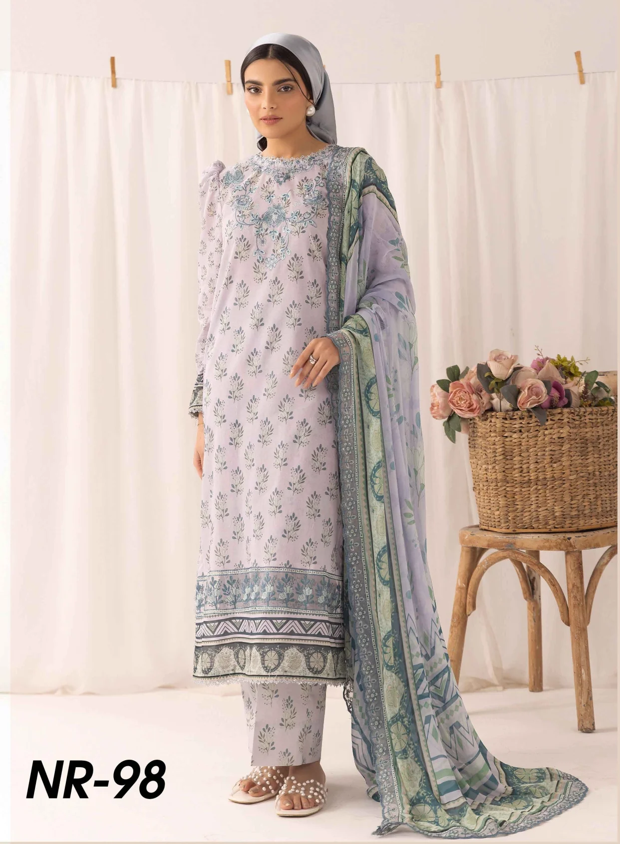 RangRez by NUR Embroidered Lawn