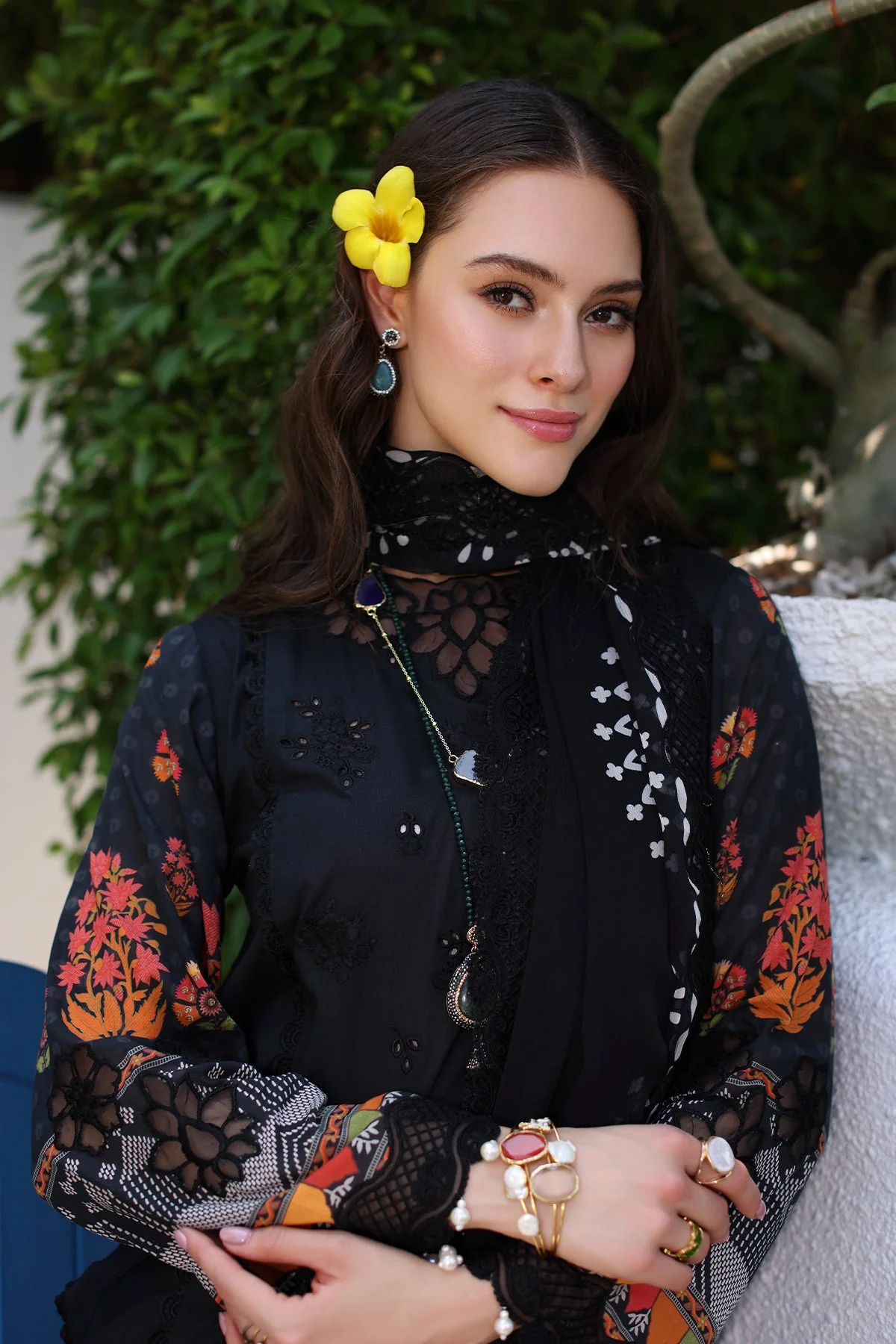 Reem Embroidered Lawn - Image 6
