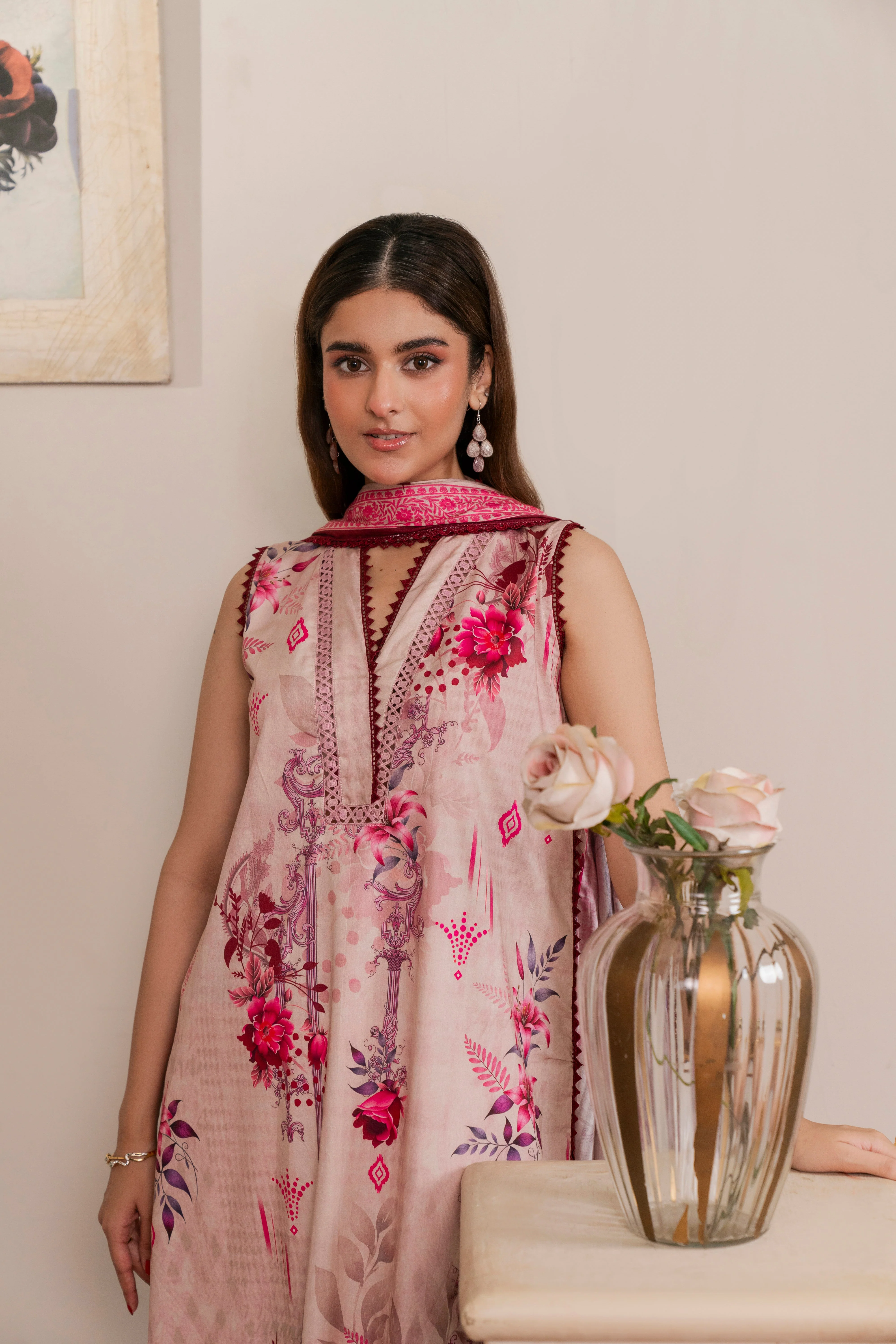 Resham Printed Cambric 3 Pcs - Image 3