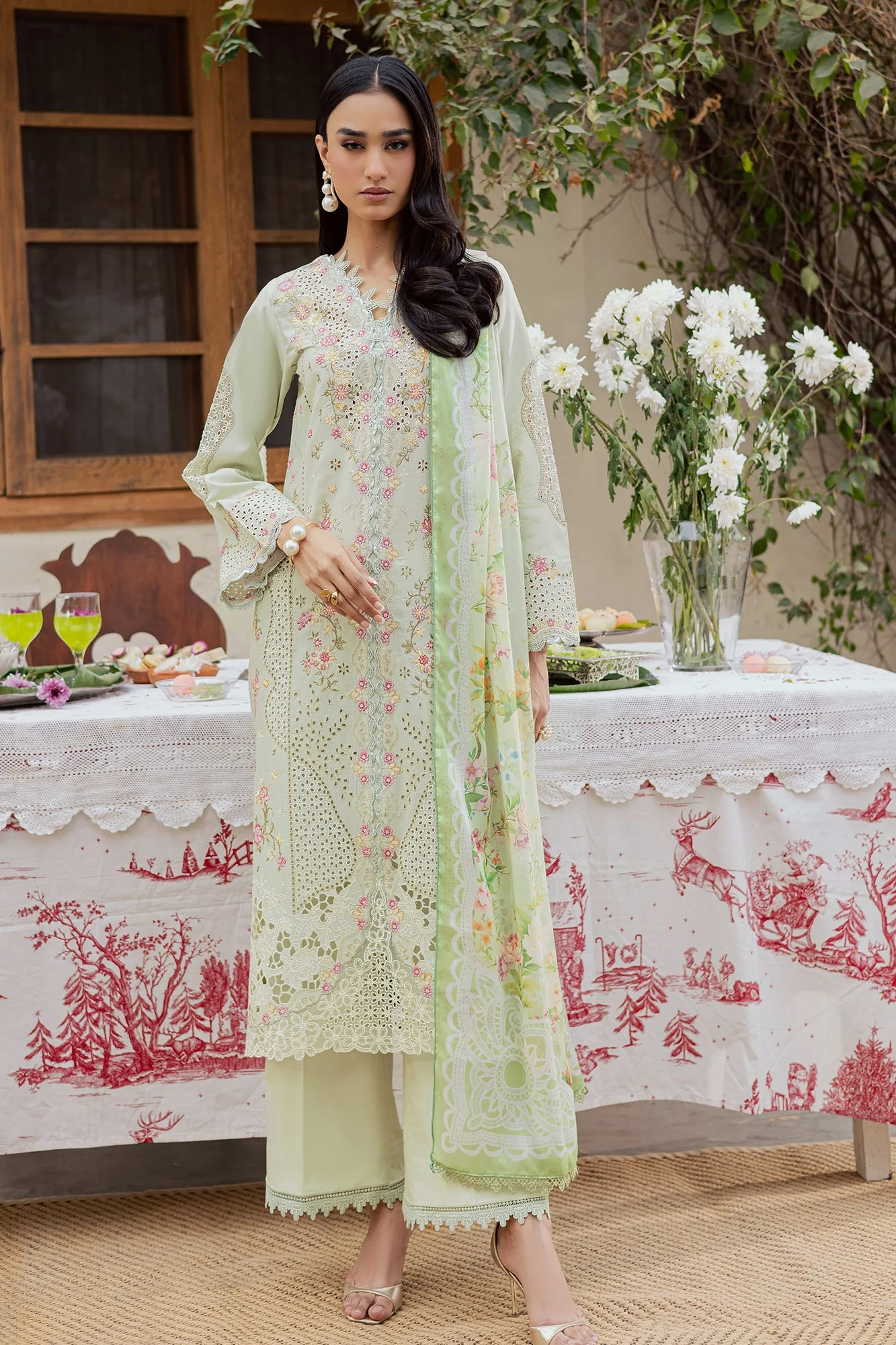 selene premium festive lawn