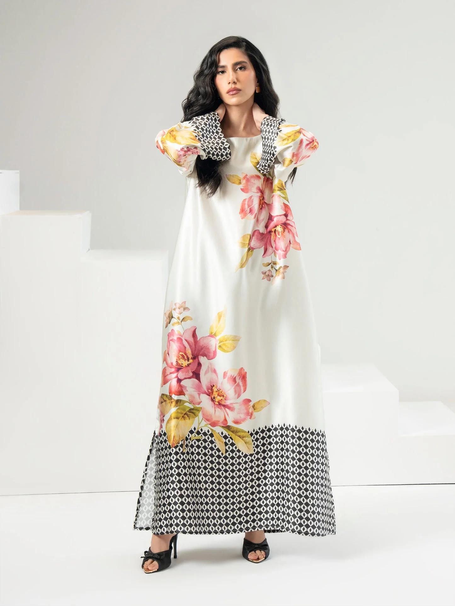 Silk Shirt-Printed (Pret)