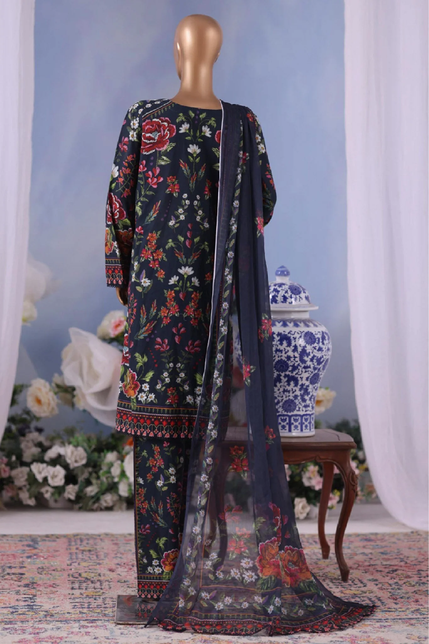 Stitched 3 Piece Exclusive Printed - Image 2