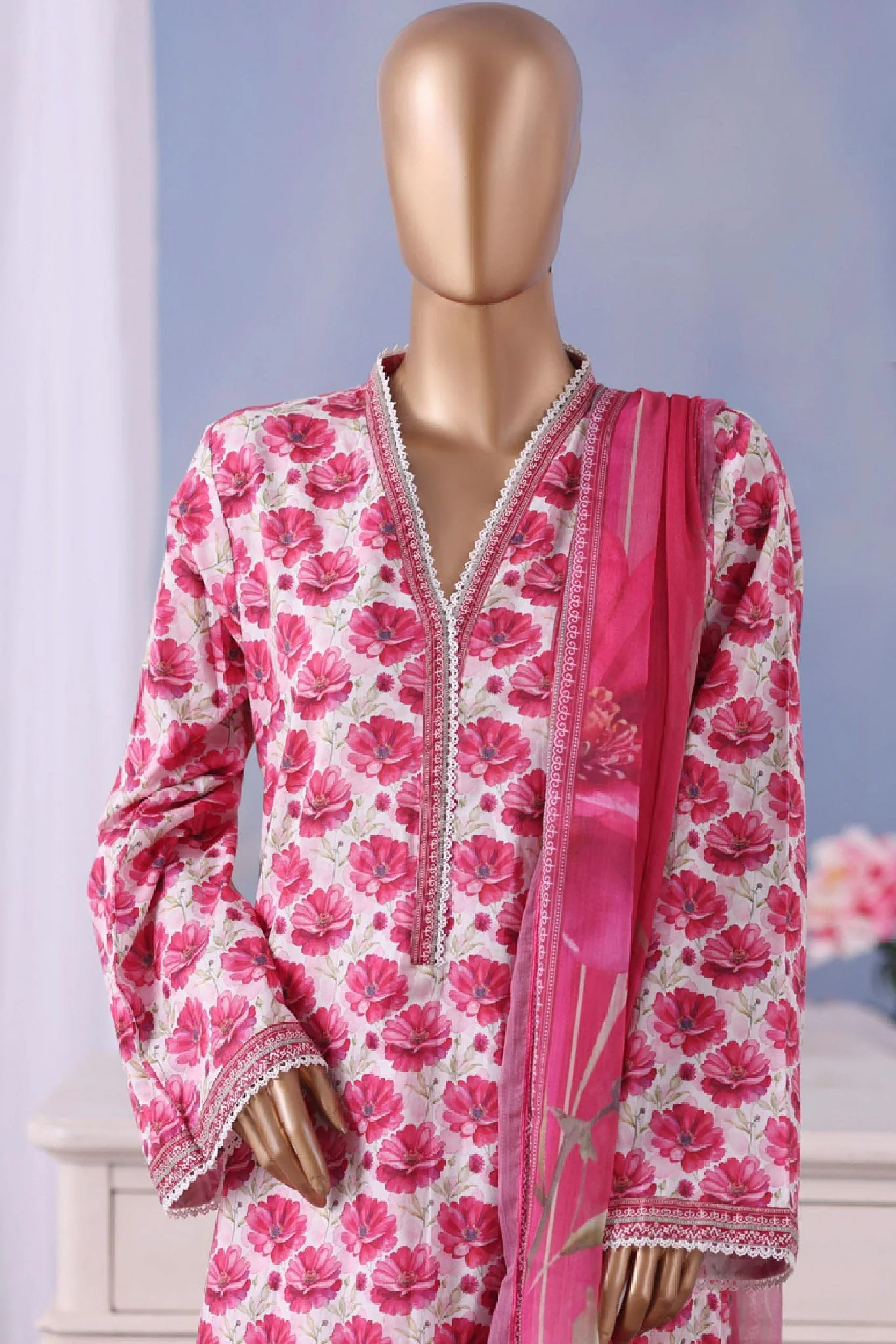 Stitched 3 Piece Exclusive Printed - Image 3