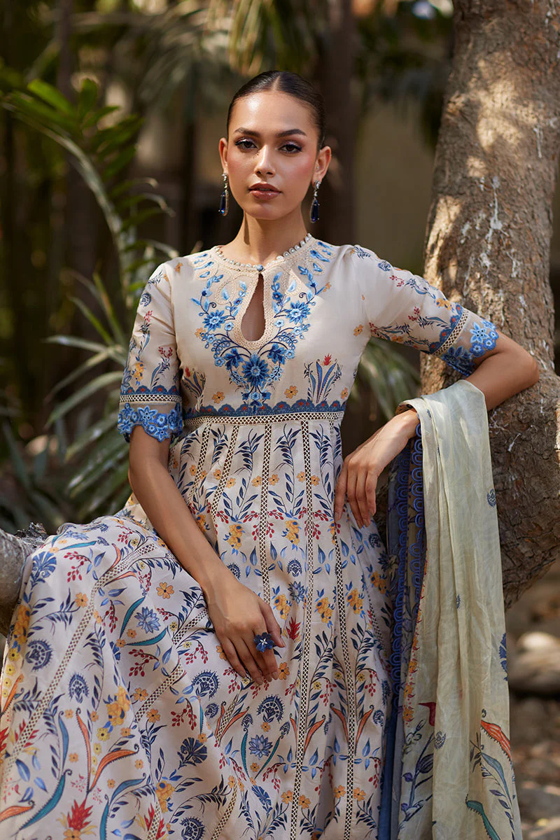 Unstitched Chikankari Lawn - Image 5