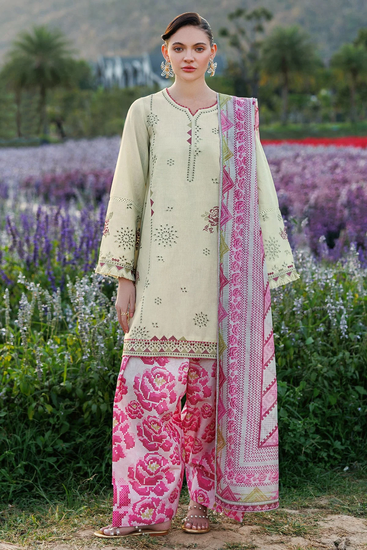 Unstitched Summer EMBROIDERED LAWN - Image 5